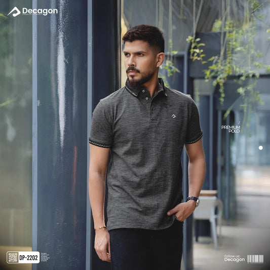 Premium Melange PK Cotton Polo