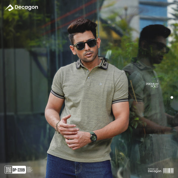 Premium Melange PK Cotton Polo