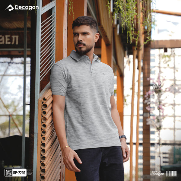 Premium Melange PK Cotton Polo