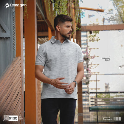 Premium Melange PK Cotton Polo