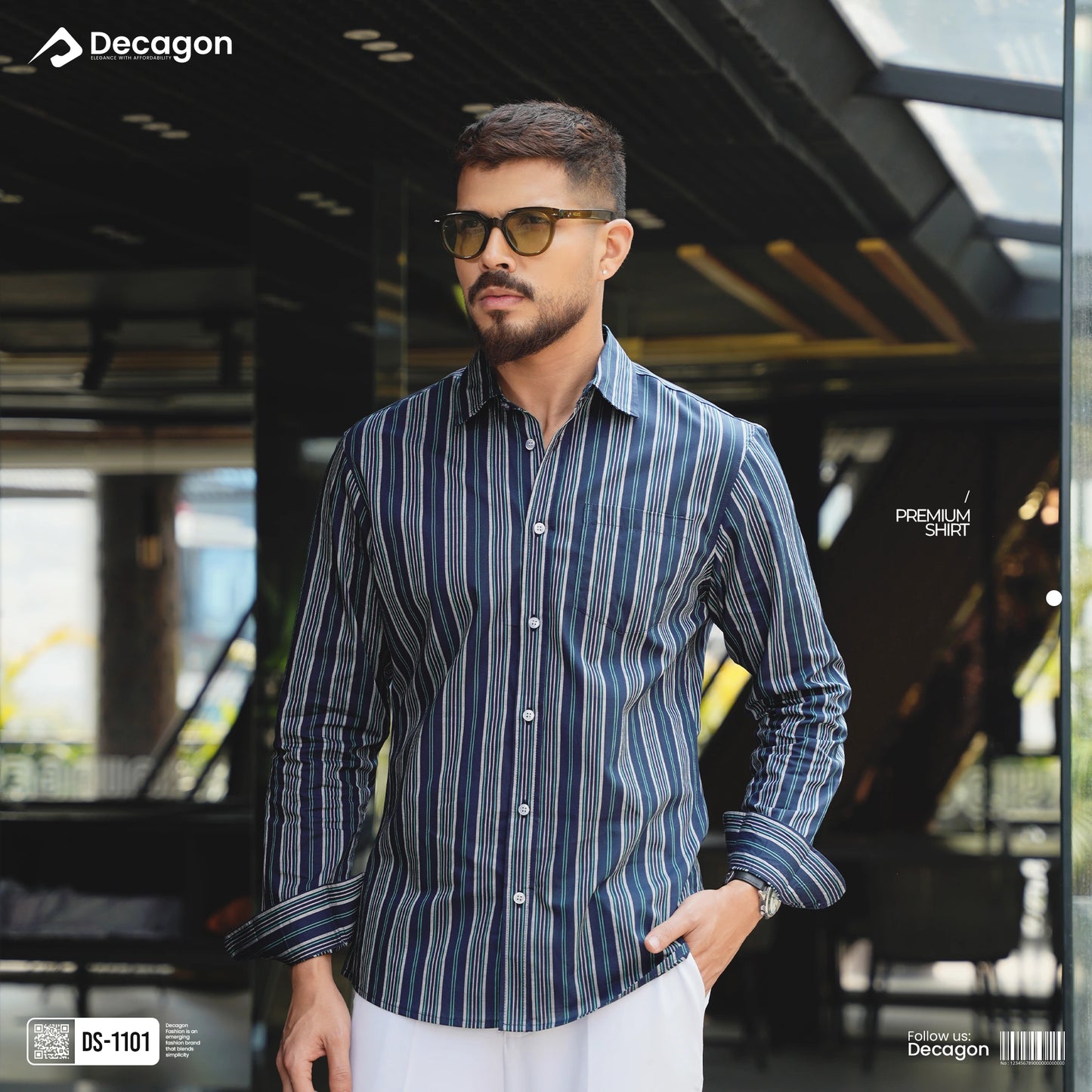 Casual Striped Shirt for Men