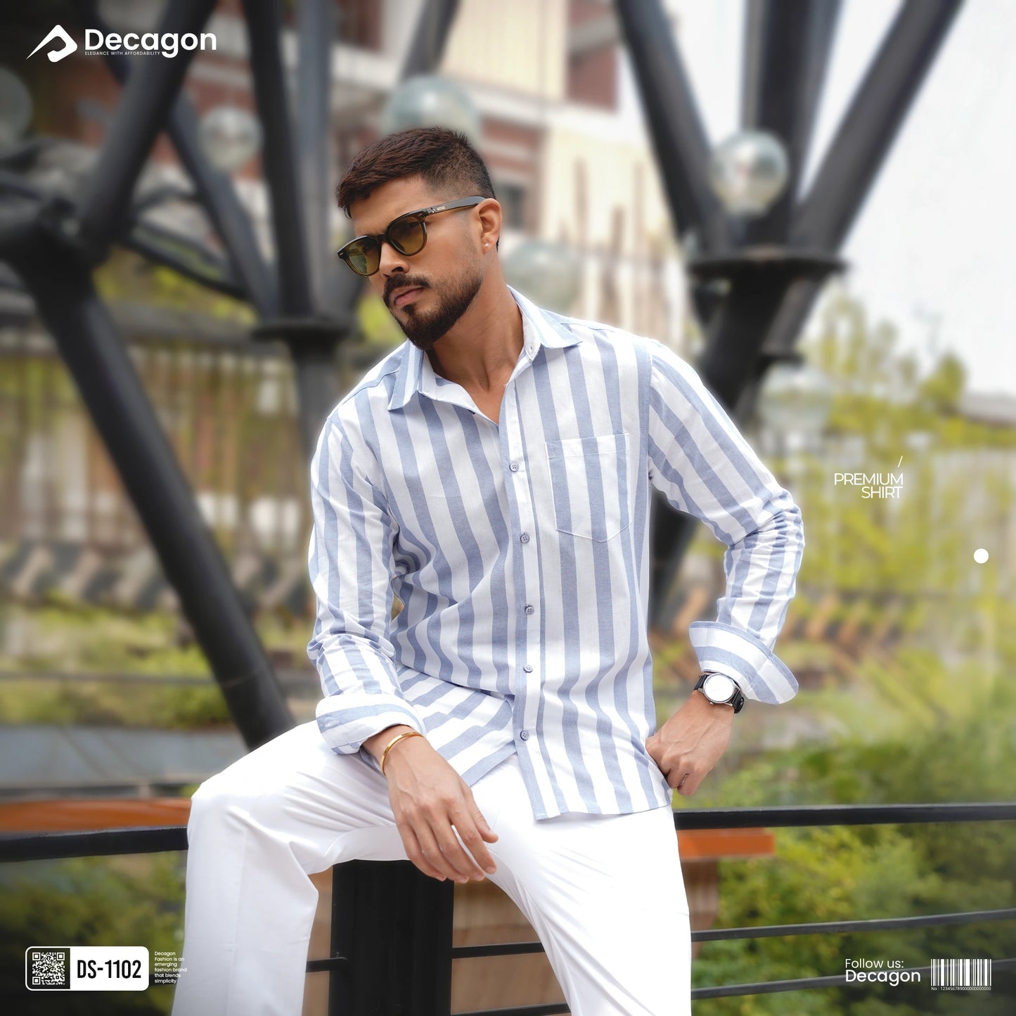 Casual Striped Shirt for Men