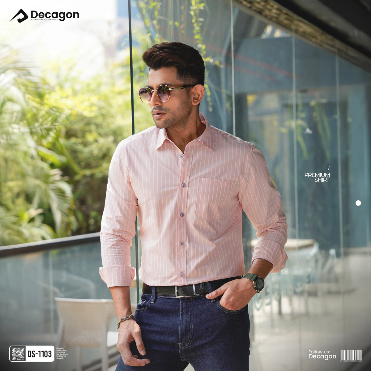 Casual Striped Shirt for Men