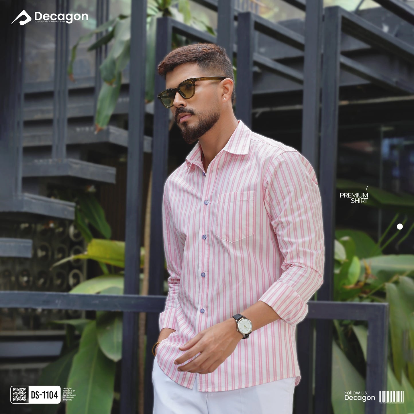 Casual Striped Shirt for Men