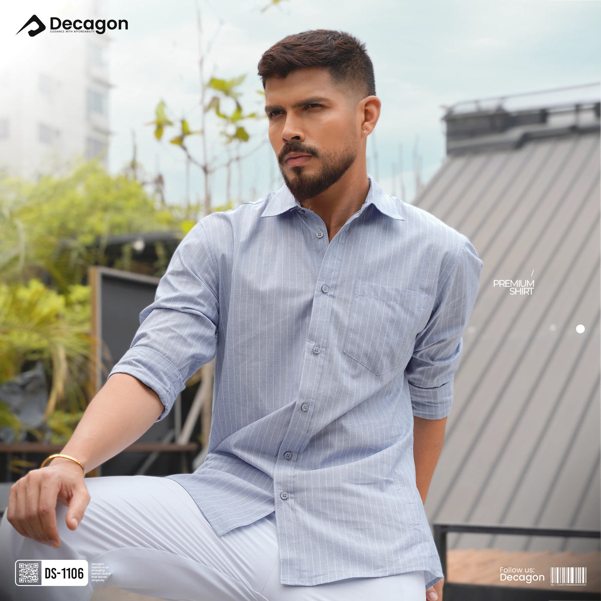Casual Striped Shirt for Men