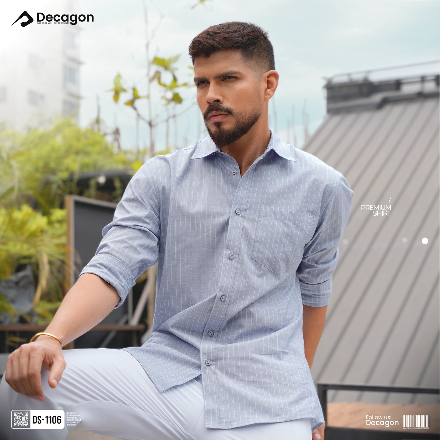 Casual Striped Shirt for Men