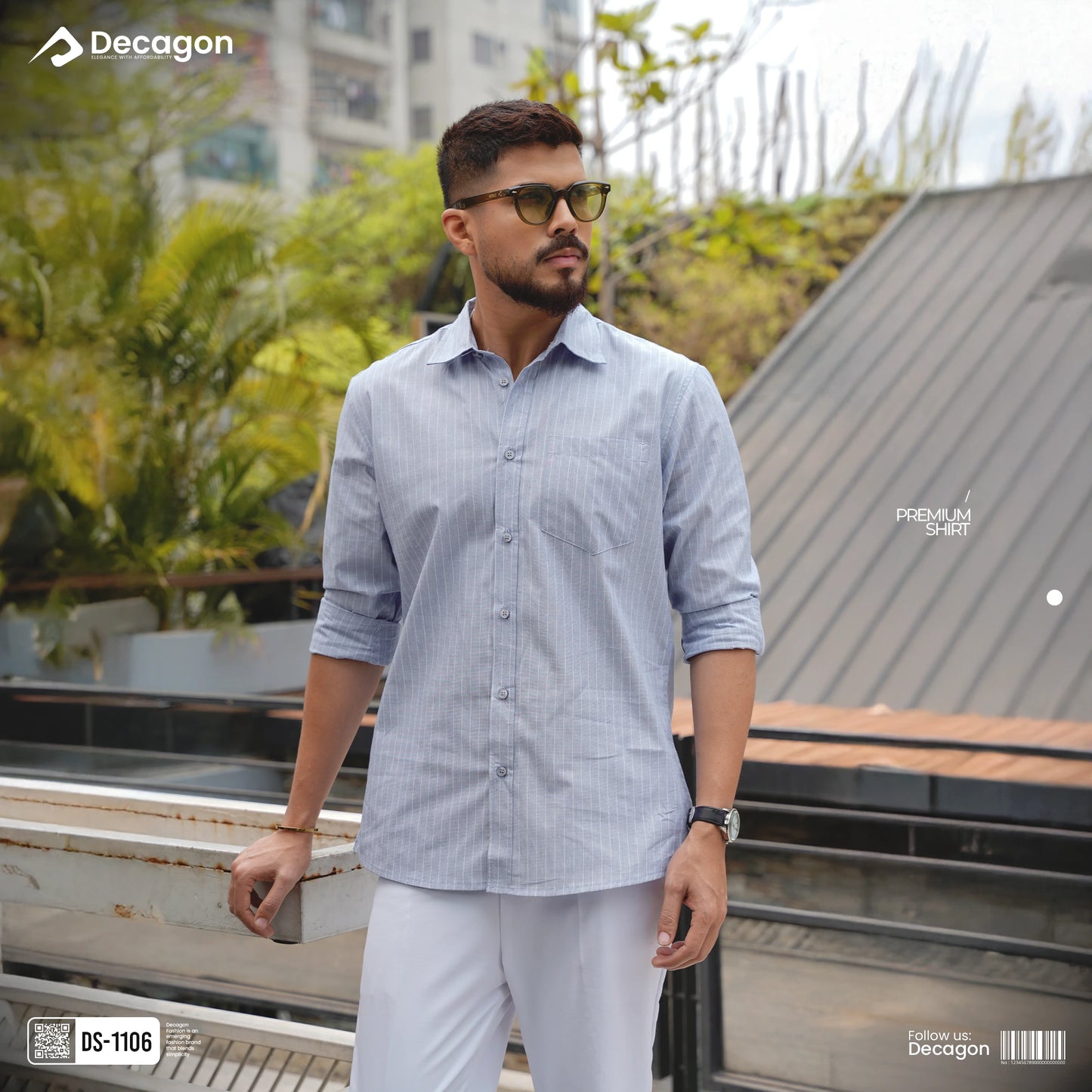 Casual Striped Shirt for Men