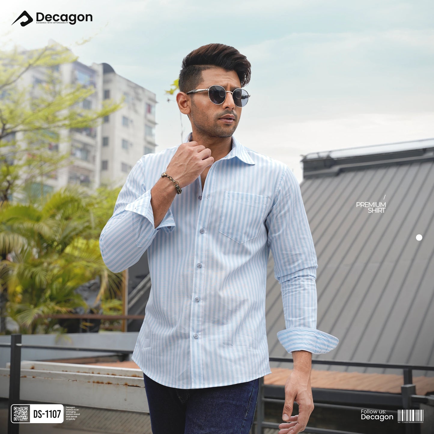 Casual Striped Shirt for Men