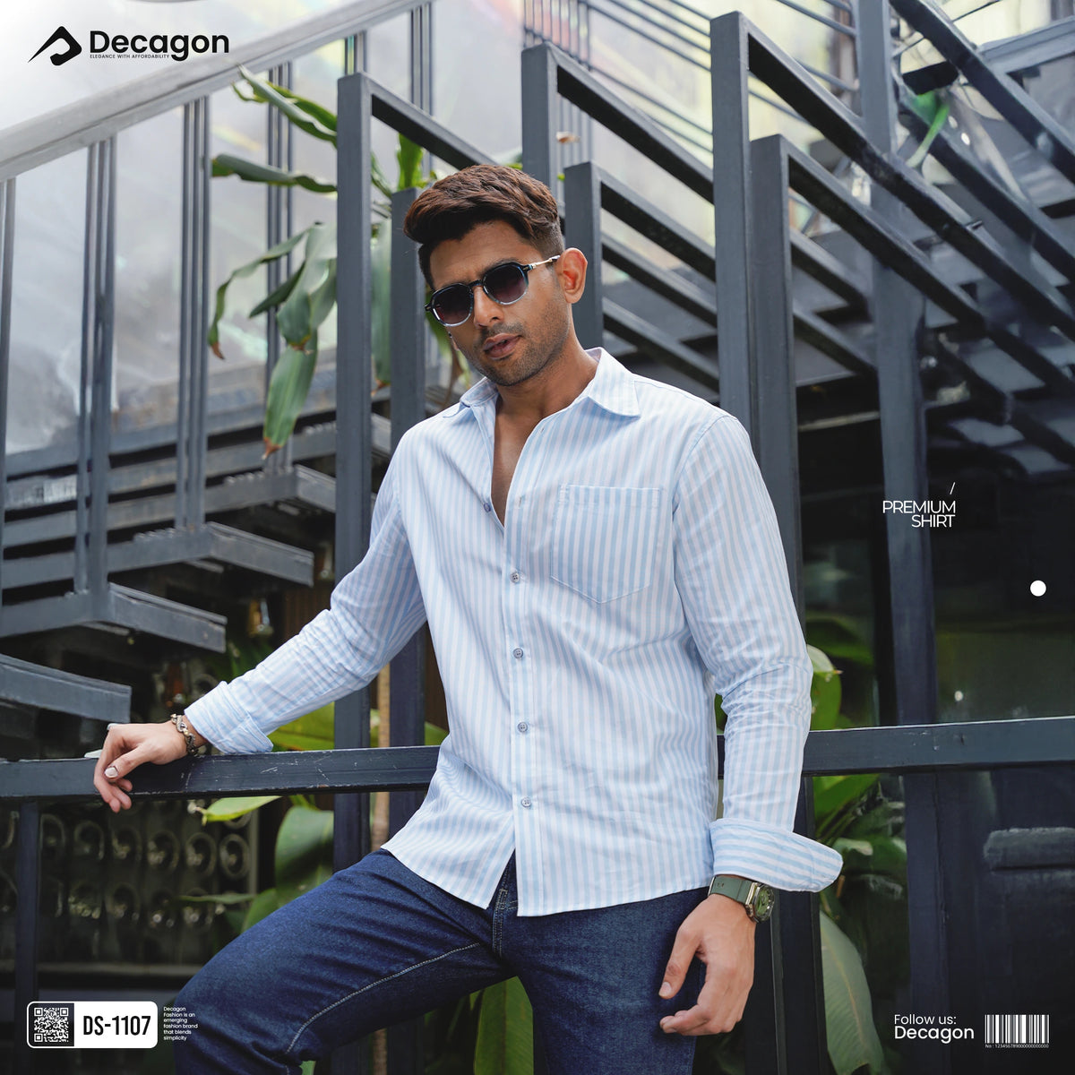 Casual Striped Shirt for Men