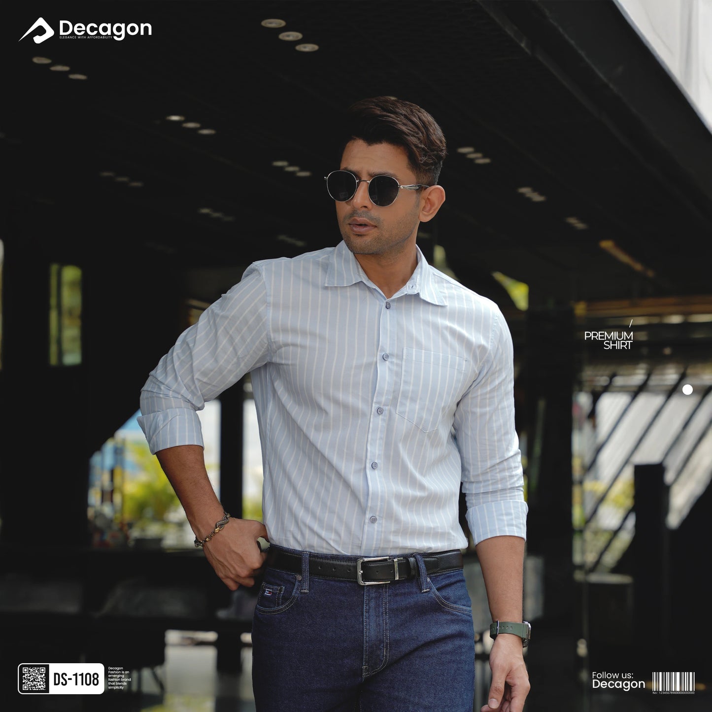 Casual Striped Shirt for Men