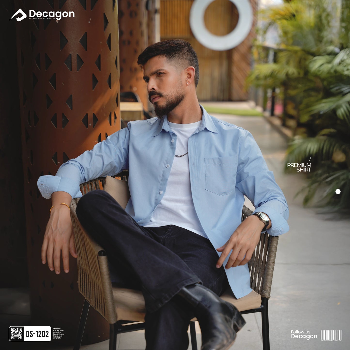 Casual Solid Shirt for Men