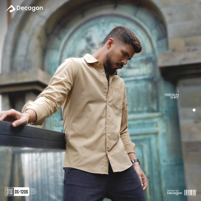 Casual Solid Shirt for Men