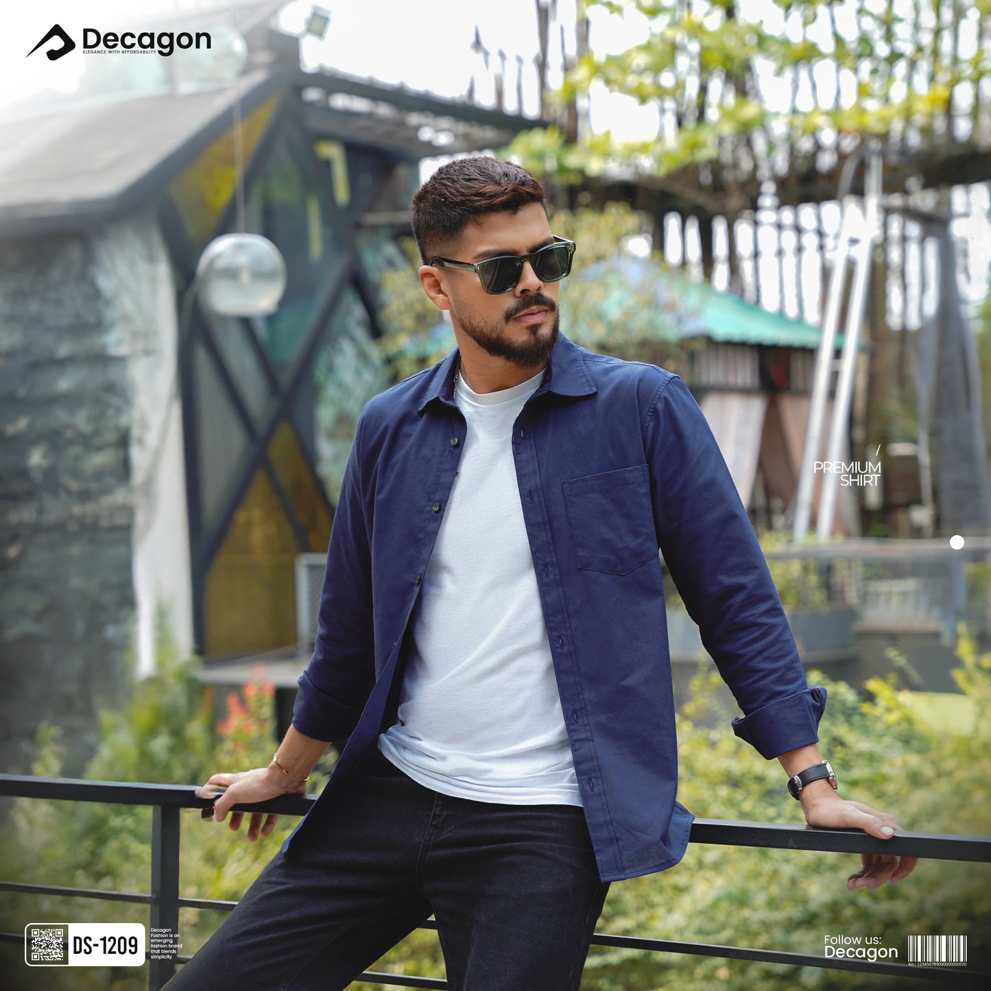 Casual Solid Shirt for Men