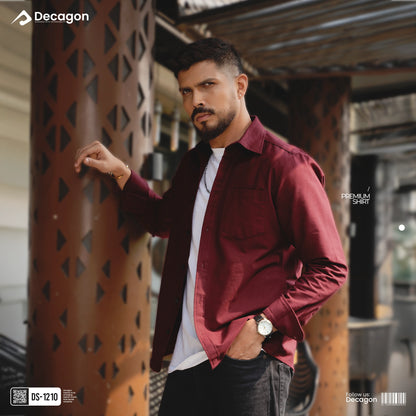 Casual Solid Shirt for Men