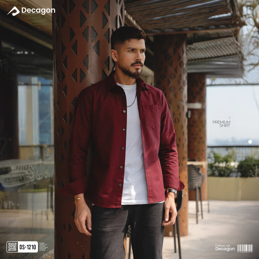 Casual Solid Shirt for Men