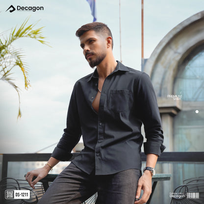 Casual Solid Shirt for Men
