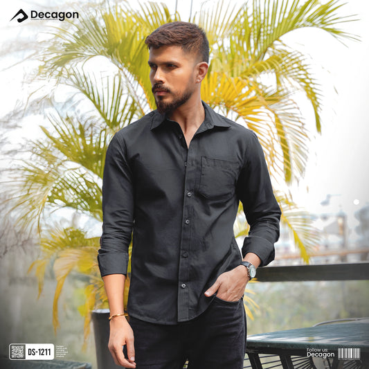 Casual Solid Shirt for Men