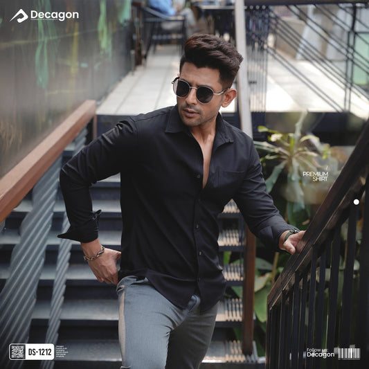Casual Solid Shirt for Men